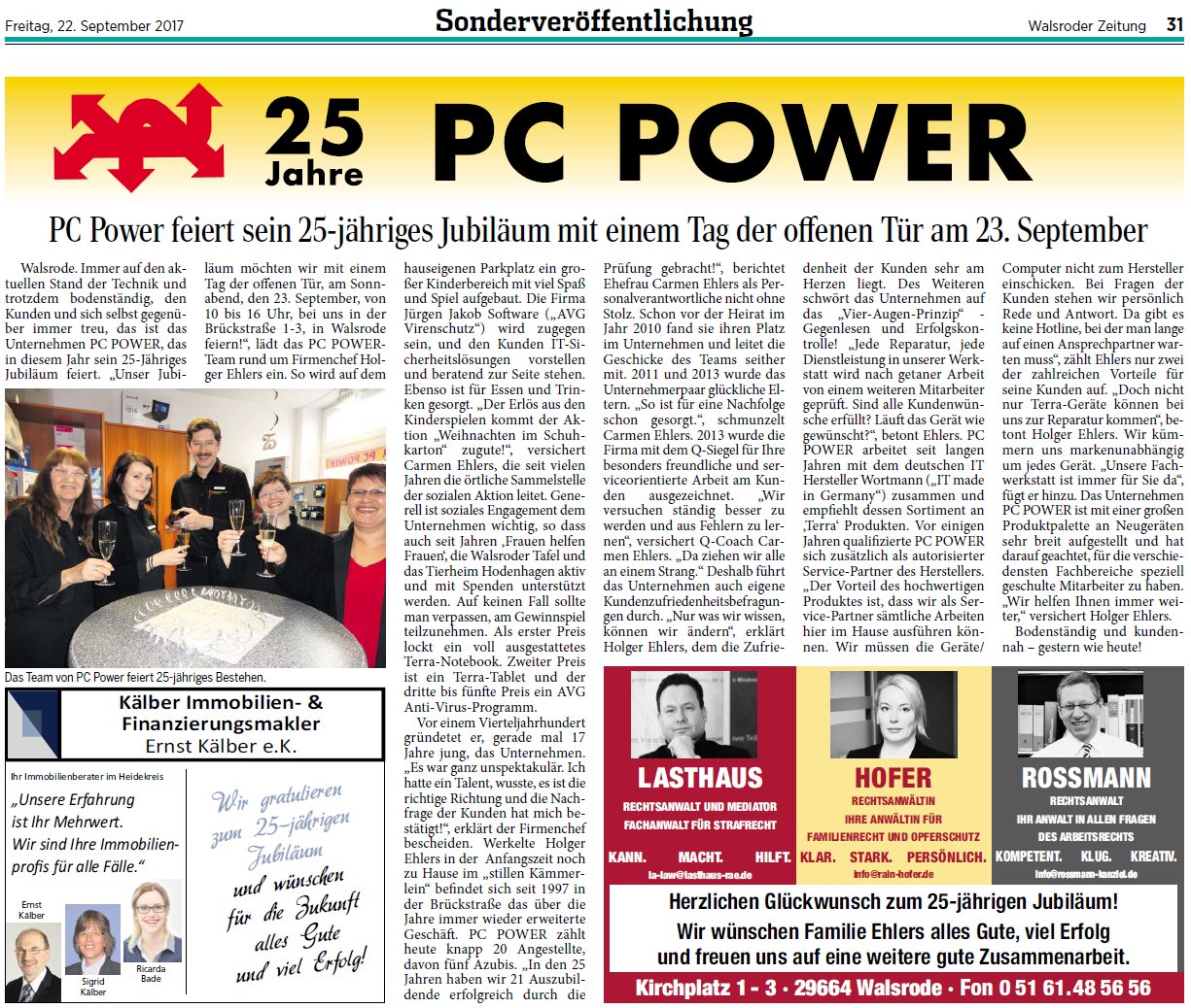 25 Jahre PC POWER